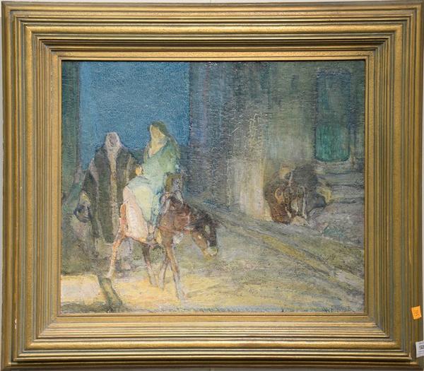 This original oil painting by the renowned Black American artist H.  O.  Tanner (1859-1937) is expected to fetch $40,000-$80,000.