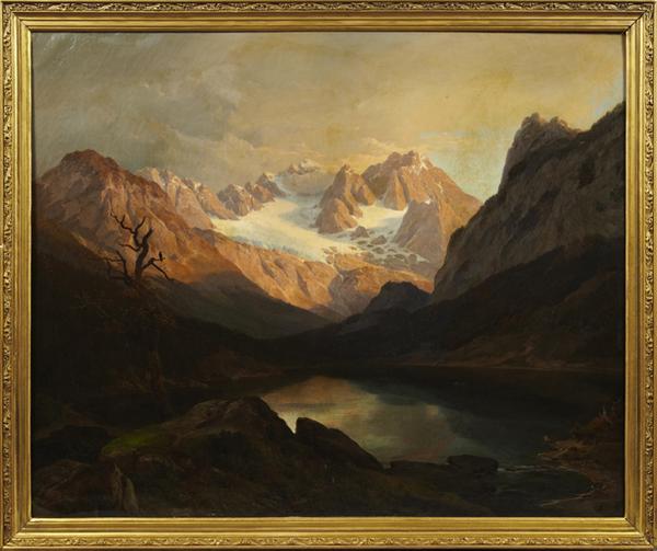 This original oil painting by the German painter Hans Heinrich Brandes is expected to sell for $2,000-$4,000.