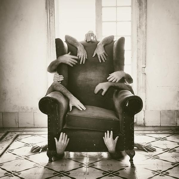 Harold Ferrer, Armchair, Digital on Hahnemühle Paper, 16'' x 16''