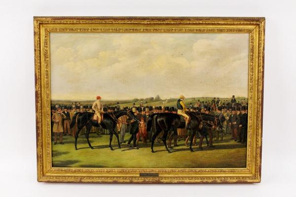 This original oil painting by the noted British artist John Frederick Herring, Sr.  (1795-1865) will be sold June 6-8 in Atlanta, Georgia.