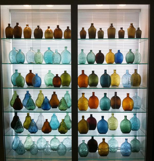 Historical flasks tell an important story about our past using blown glass.  Many commemorate historic events or people.