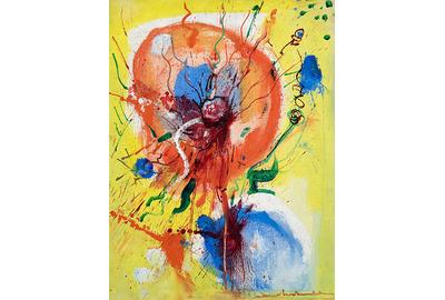 Hans Hofmann (1880-1966), Pulsating Heart, c.1946, oil on canvasboard, 16" x 12", signed