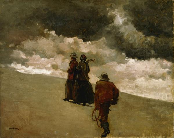 Winslow Homer (1836-1910), To the Rescue, 1886, oil on canvas, 24 x 30 in.  Acquired 1926 The Phillips Collection, Washington, DC