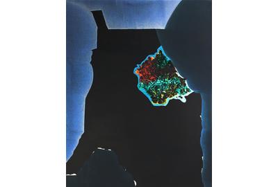 Dorothy Hood, Primeval, oil on canvas, 91 x 70.5 inches