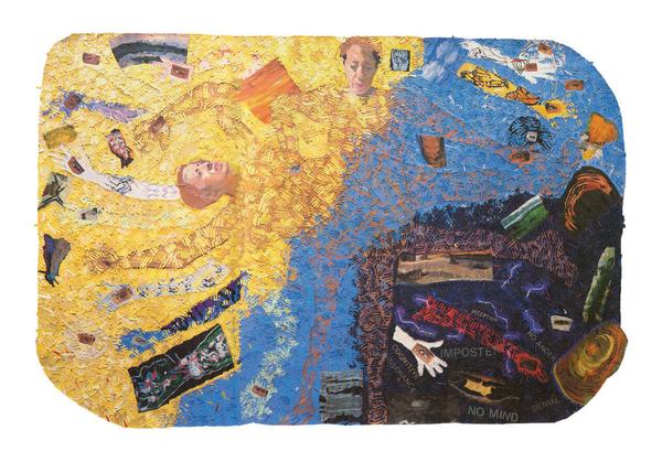 Howardena Pindell Autobiography: The Search (Chrysalis/Meditation, Positive/Negative), 1988-1989 Image courtesy of the artist and Garth Greenan Gallery, New York 