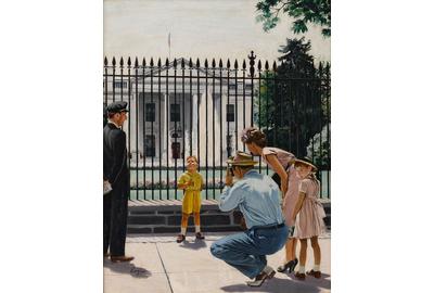 Future President by George Hughes, September 25, 1948 Saturday Evening Post cover