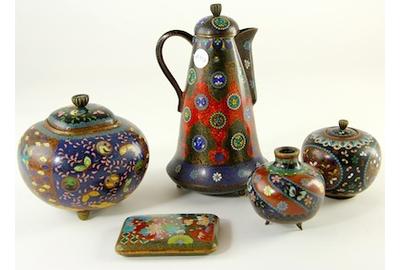 Collection of Cloisonne