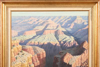 GRAND CANYON Oil on canvas, 16 x 20 inches / Signed lower right