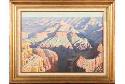 GRAND CANYON Oil on canvas, 16 x 20 inches / Signed lower right