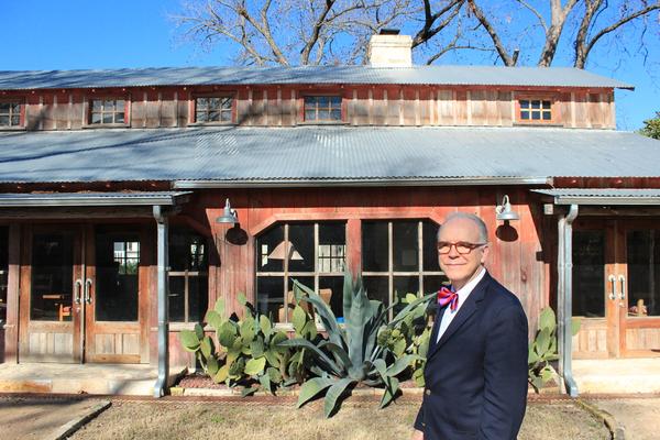 Lark Mason standing in front of his new iGavel headquarters in New Braunfels, Texas