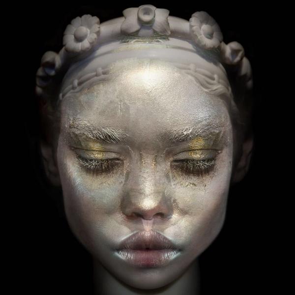 Ingrid Baars, Mary, 2016, Matte C-type archival print, plexiglass (24”x24")