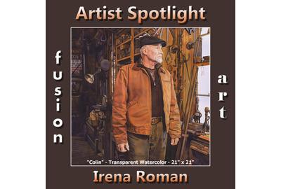 Irena Roman - Fusion Art's Traditional Artist Spotlight Winner for July 2018 www.fusionartps.com