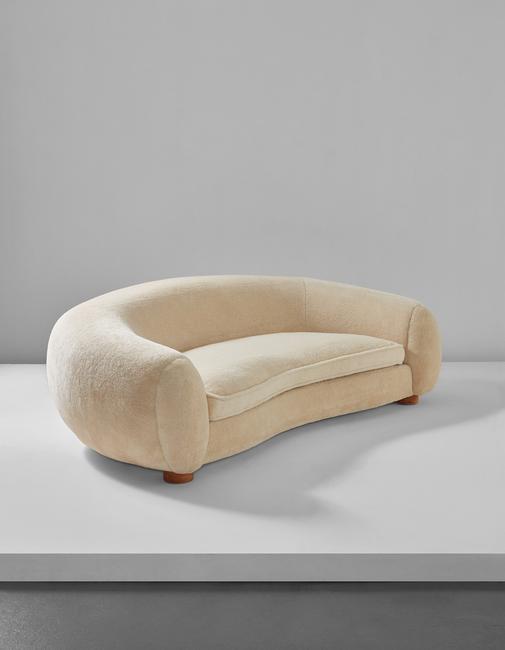 Jean Royère, “Ours Polaire” sofa, 1950s, Estimate: $300,000 - 400,000 