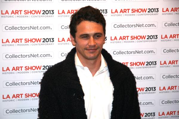 Guest of Honor James Franco at the LA Art Show