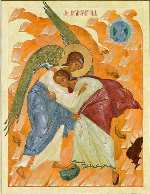 Jacob Wrestling the Angel, Nikita Andrejev.