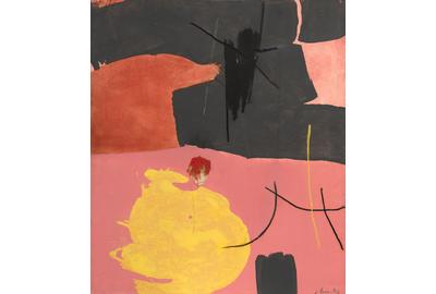 James Brooks Lurry, 1962 Acrylic on canvas 48 x 42 inches