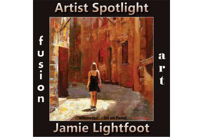 Jamie Lightfoot Artist Spotlight Solo Art Exhibition www.fusionartps.com