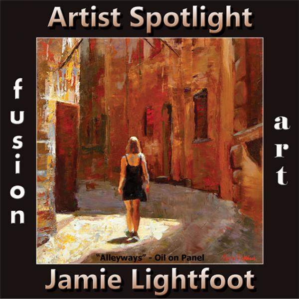 Jamie Lightfoot Artist Spotlight Solo Art Exhibition www.fusionartps.com