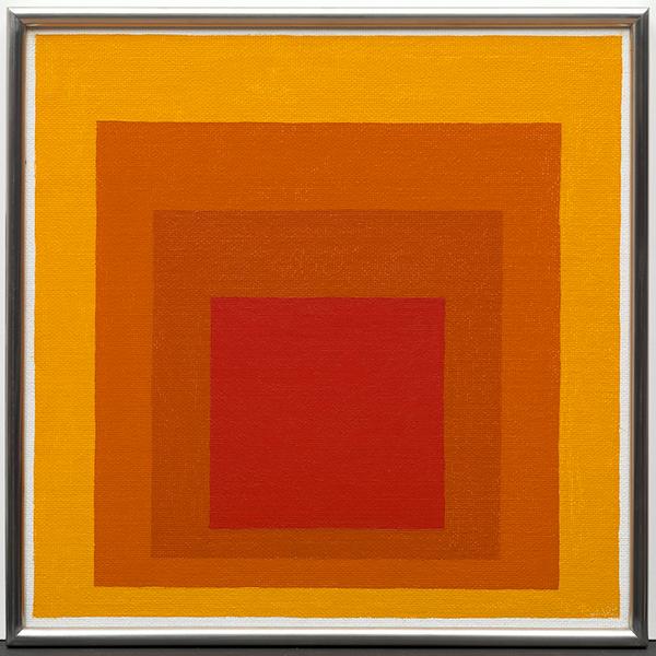 Josef Albers (1888-1976), Study for Homage to the Square: Closing, 1964.  Acrylic on Masonite.  Solomon R.  Guggenheim Museum, New York, Gift of the artist, 1969