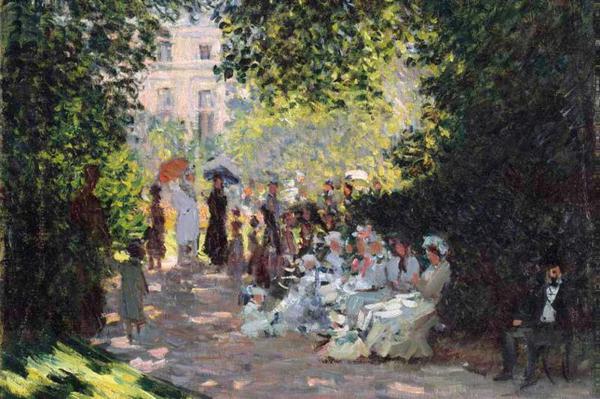 Claude Monet (French, 1840–1926).  The Parc Monceau (detail), 1878.  Oil on canvas.  The Metropolitan Museum of Art, New York, The Mr.  and Mrs.  Henry Ittleson Jr.  Purchase Fund, 1959 (59.142)