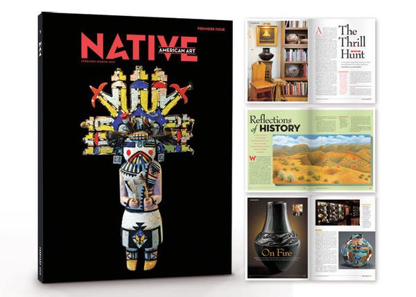 Launch issue of Native American Art Magazine