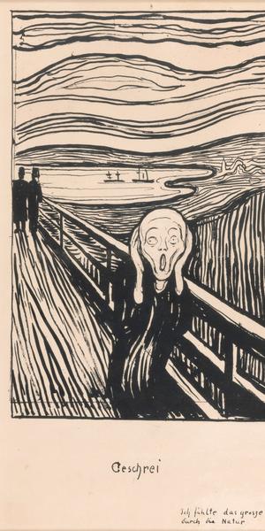 The Scream, 1895, Edvard Munch (1863-1944), Private Collection, Norway.  Photo: Thomas Widerberg