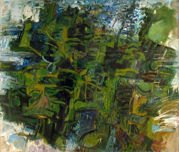 William Pachner // The Forrest 1961 // Oil on canvas // 50.5 x 42.75 inches 