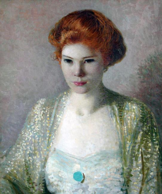 Portrait by Howard Gardiner Cushing, 1908.