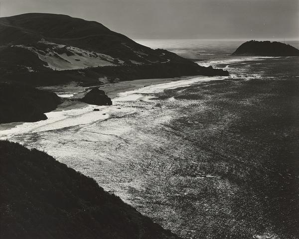 Brett Weston (1911–1993) Coast, Big Sur, California, 1963 Gelatin silver print © Brett Weston Archive Amon Carter Museum of American Art, gift of the Christian Keesee Collection