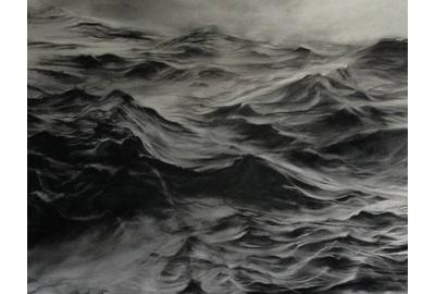 Jennifer Day, Storied Sea, Oil on Panel, 36'' x 48''