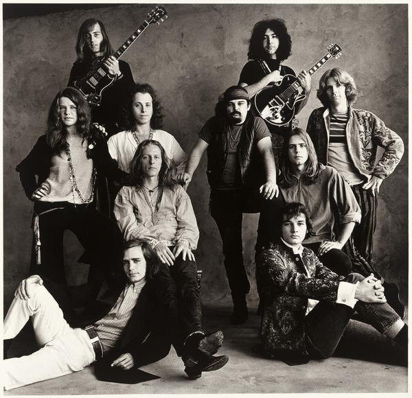 Rock Groups San Francisco by Irving Penn, platinum-palladium print, 1967 (printed 1974).  National Portrait Gallery, Smithsonian Institution; gift of Irving Penn © The Irving Penn Foundation.  