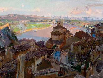 Joaquim Mir, Miravet, ca.  1929-30, oil on canvas, 86 x 112 cm