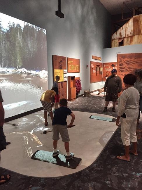 Visitors at the Adirondack Experience 