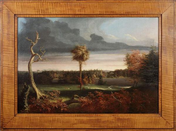 “View of Featherstonhaugh Estate near Duanesburg,” Thomas Cole, 1826.