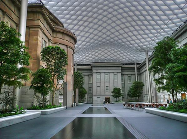 Courtyard, National Portrait Gallery