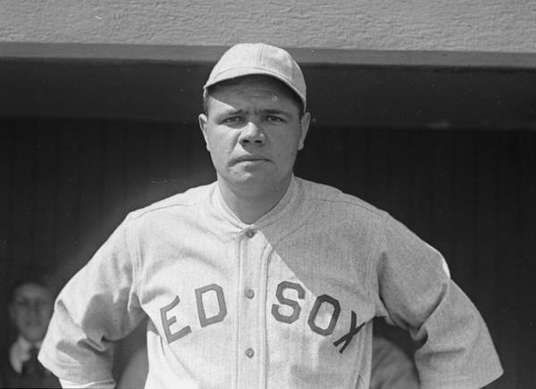 Babe Ruth, 1918.