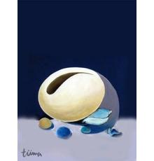 Mym Tuma, Biota Shells in the Moonlight, 1996.  Paintng Acrylic on Canvas.