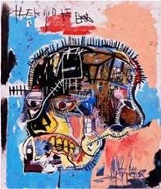 Jean-Michel Basquiat, Untitled, 1982, acrylic and oil stick on wood, 182.8 x 121.9 cm, Private Collection © Estate of Jean-Michel Basquiat.  Licensed by Artestar, New York 