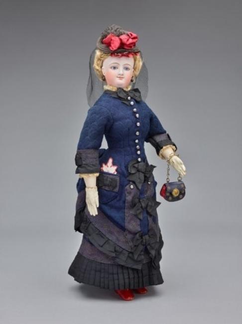 “Miss G.  Townsend” Fashion Doll, 1870s, France (Gift of Edward Starr, Jr., 1976-58-9)