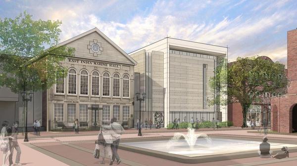 Rendering of the expanded Peabody Essex Museum.