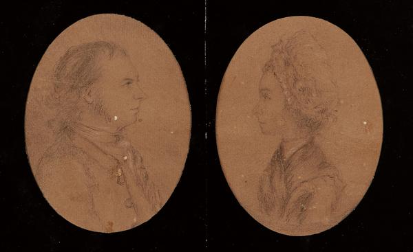 Lot 31: Pair of John Andre portraits are estimated at $50,000 to $75,000.