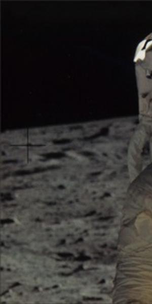 Neil Armstrong (American, 1930–2012).  Astronaut Edwin E.  Aldrin Jr.  Walks on the Surface of the Moon, Apollo 11, July 16-24 1969 (detail), 1969, printed later.  Dye transfer print, 16 1/8 x 16 3/8 in.  (41 x 41.6 cm).  The Metropolitan Museum of Art, New York, Purchase, Alfred Stieglitz Society Gifts, 2017