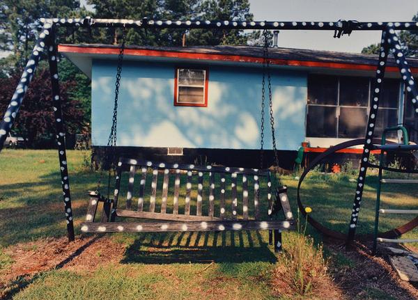 Louise Parsons (American, born 1950), Polka Dot Swing, Ellerbe Heights, South Carolina, 1993, chromogenic development print, Collection of Joslyn Art Museum, Omaha, NE, Gift of Bruce Berman and Lea Russo, 2016