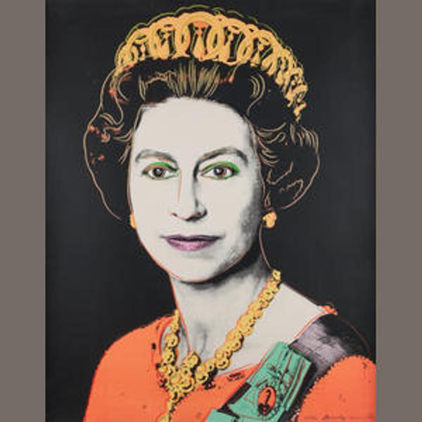 Andy Warhol (American, 1928-1987) Queen Elizabeth II (from Reigning Queens) (Feldman & Schellmann IIB.334) Estimate: £40,000 - 60,000 (US$ 62,000 - 93,000)