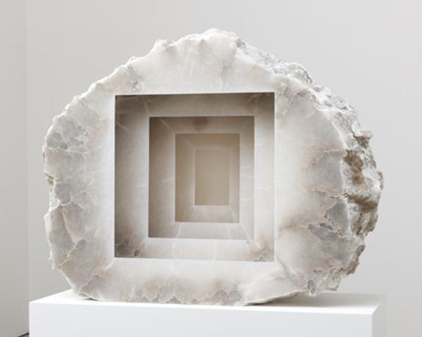 Anish Kapoor, Blind, 2013, Alabaster sculpture.  Sold by Lisson Gallery at Art Basel.  Price: .800,000 GBP 