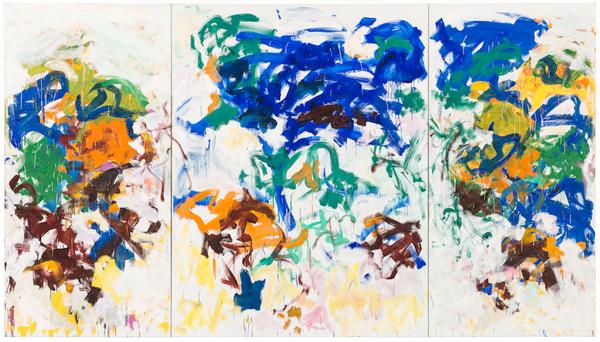 Joan Mitchell.  Bracket.  1989.  The Doris and Donald Fisher Collection at the San Francisco Museum of Modern Art.  © Estate of Joan Mitchell.  Photo: Katherine Du Tiel.