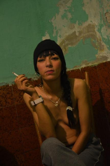 CLAUDIA, 2017 by Ada Trillo.  ”Claudia was abused as a minor by her stepfather and ended up as a prostitute and heroin user.  The last time I was there she had been missing for 30 days,” shared Trillo.  