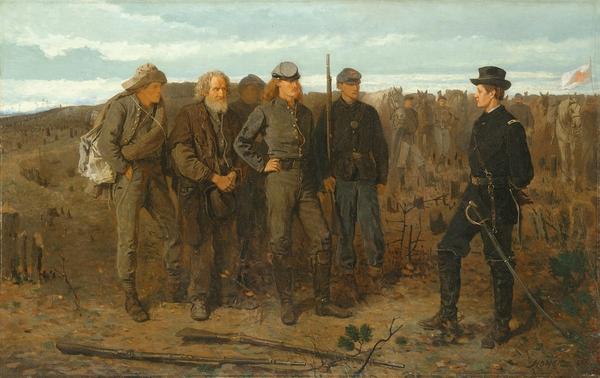 Winslow Homer, Prisoners from the Front, 1866.  Oil on canvas.  The Metropolitan Museum of Art, New York, Gift of Mrs.  Frank B.  Porter, 1922 (22.207), Hom1.  Photo: © The Metropolitan Museum of Art.  