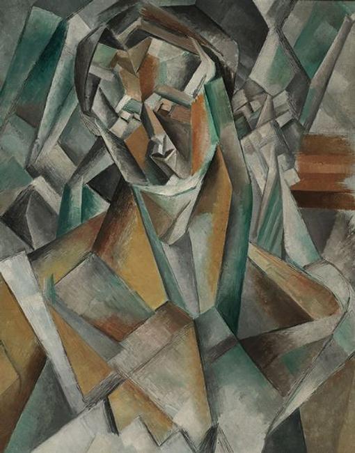 Picasso’s Femme Assise (1909).  