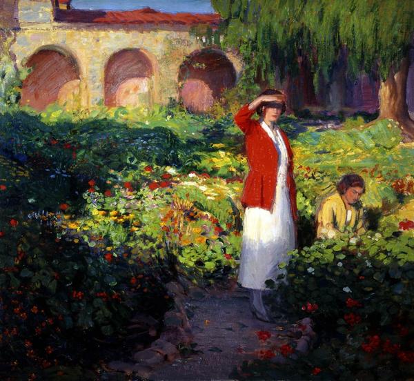 Red and Green, 1923, by Joseph Kleitsch (1882-1931).  The Irvine Museum Collection, at the University of California, Irvine.